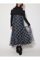 【リエンダ/rienda】のドッキングオフショルニットフレアワンピース 人気、トレンドファッション・服の通販 founy(ファニー) ファッション Fashion レディースファッション Fashion for Women ワンピース Dresses インナー Innerwear エレガント 上品 Elegant コンパクト Compact, Small Size シェイプ Shape, Slim Fit ショート Short, Short Length チュール Tulip, Tulip Motif ドッキング Docking, Mixed Material ハイネック High Neck, Mock Neck フレア Flare, Flared ミュール Mule, Backless Shoes リブニット Rib Knit, Ribbed Knit レース Lace, Lace Fabric ロマンティック Romantic, Feminine Style ロング Long, Long-Length 再入荷 Restock / Back in Stock おすすめ Recommended / Our Picks thumbnail BLK|ID: prp329100004768679 ipo3291000000034539014