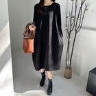 【ココモモ/COCOMOMO】の裏起毛 コクーンワンピース コットンリネンワンピース ワンピース ロング丈 人気、トレンドファッション・服の通販 founy(ファニー) ファッション Fashion レディースファッション Fashion for Women ワンピース Dresses おすすめ Recommended / Our Picks インナー Innerwear ハイネック High Neck, Mock Neck リネン Linen, Linen Fabric レギンス Leggings, Stretch Pants ロング Long, Long-Length A/W・秋冬 Autumn/Winter thumbnail ブラック|ID: prp329100004768682 ipo3291000000034539039