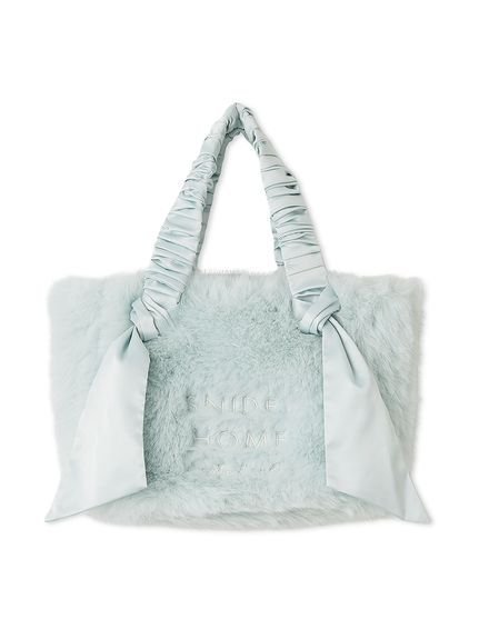 【スナイデル ホーム/SNIDEL HOME】のファーバッグ インテリア・キッズ・メンズ・レディースファッション・服の通販 founy(ファニー) 　ファッション　Fashion　レディースファッション　Fashion for Women　バッグ　Bags　おすすめ　Recommended / Our Picks　ギフト プレゼント　Gift / Present　コレクション　Collection, Seasonal Line　サテン　Satin, Glossy Fabric　スマート　Smart, Elegant　トレンド　Trend, Trending Now　フロント　Front, Front Design　ポケット　Pocket, Pocket Detail　マグネット　Magnet, Magnetic Closure　リボン　Ribbon, Bow　人気　Popular, Best Seller　A/W・秋冬　Autumn/Winter　MNT[021]|ID: prp329100004768720 ipo3291000000034623178