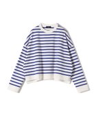 【シップス フォー ウィメン/SHIPS】のSHIPS Primary Navy Label コットン ボーダー クルーネック プルオーバー 人気、トレンドファッション・服の通販 founy(ファニー) ファッション Fashion レディースファッション Fashion for Women トップス・カットソー Cut & Sew Tops カジュアルプルオーバー・ニットトップス Pullovers & Knit Tops / Casual Pullovers ショルダー Shoulder, Shoulder Strap ショート Short, Short Length タイトスカート Pencil Skirt, Tight Skirt ドロップ Drop Shoulder, Dropped Style バランス Balance, Style Balance ベーシック Basic, Essential ボトム Bottoms, Lower Wear ボーダー Border, Stripe ロング Long, Long-Length ワイド Wide, Wide Fit おすすめ Recommended / Our Picks thumbnail ブルー|ID: prp329100004768783 ipo3291000000034540223