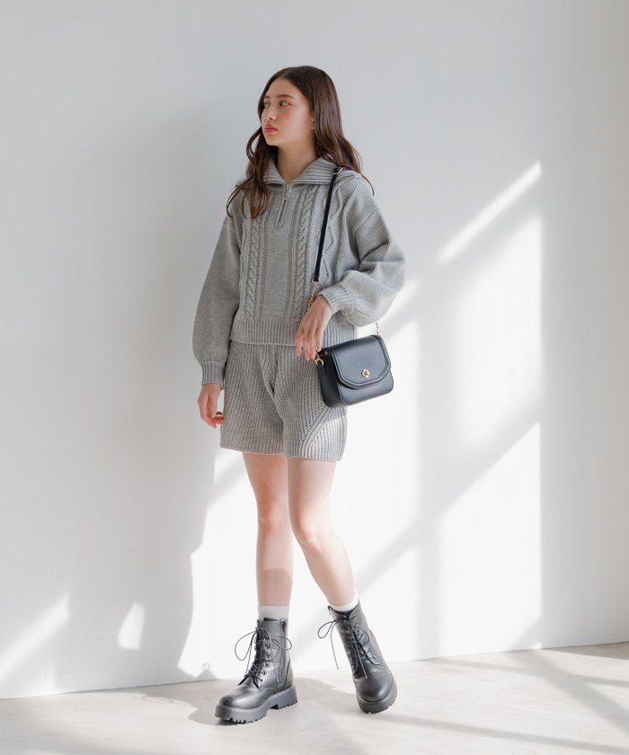 【グローバルワーク/GLOBAL WORK / KIDS】のケーブルニットセットアップ/キッズ/292226 インテリア・キッズ・メンズ・レディースファッション・服の通販 founy(ファニー) https://founy.com/ ファッション Fashion キッズファッション Fashion for Kids インナー Innerwear カーゴパンツ Cargo Pants, Utility Pants ショート Short, Short Length スウェット / スエット Sweatshirt, Sweatwear セットアップ Set-Up, Coordinated Outfit デニム Denim, Jeans Material トレンド Trend, Trending Now ハーフ Half, Half-Length ボトム Bottoms, Lower Wear ポケット Pocket, Pocket Detail ワイド Wide, Wide Fit |ID: prp329100004768821 ipo3291000000034720694