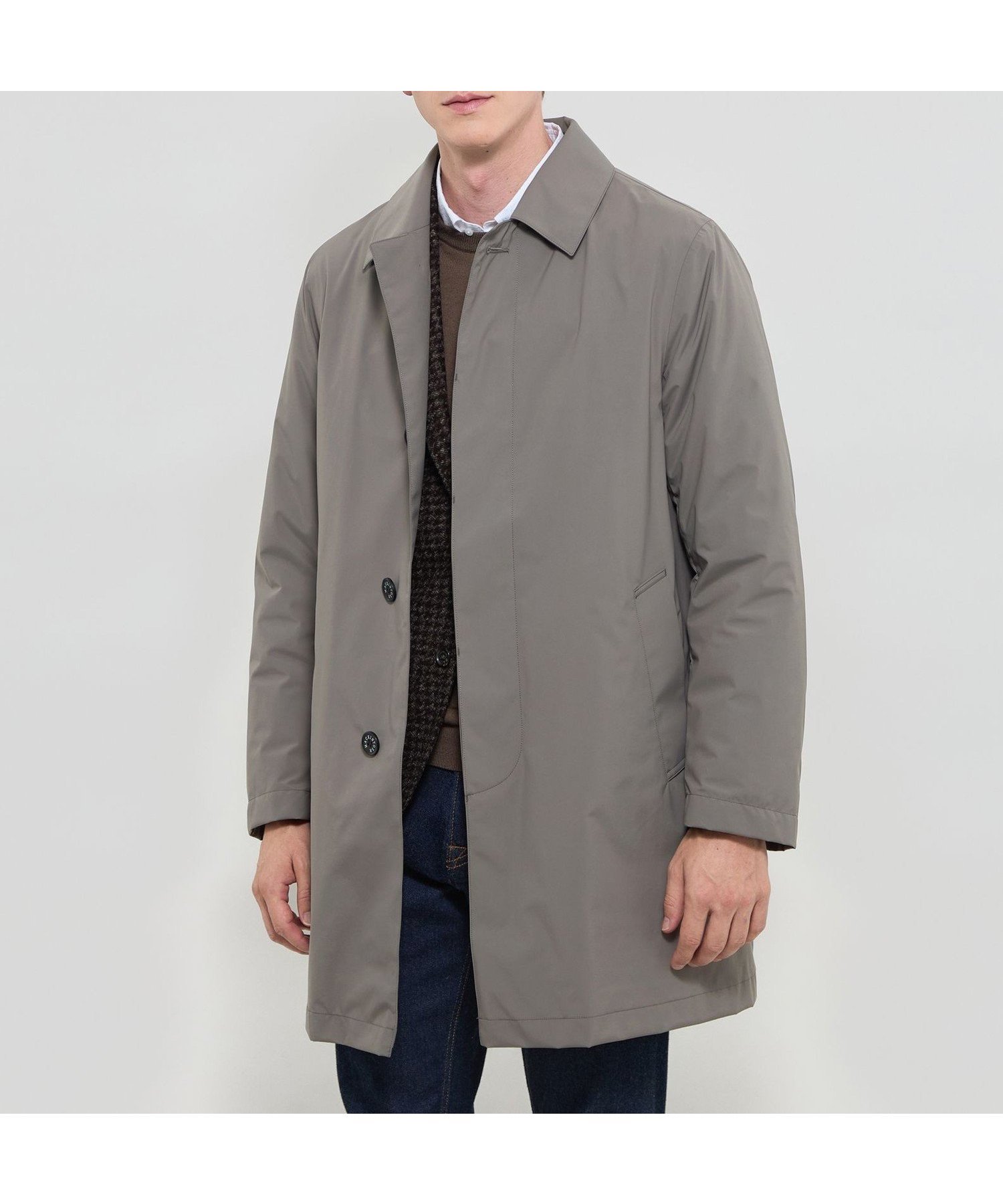 【マッキントッシュ ロンドン/MACKINTOSH LONDON / MEN】の【DUNFORD SHORT】パーテックスシールドエアーステンカラーショートコート 人気、トレンドファッション・服の通販 founy(ファニー) ファッション Fashion メンズファッション Fashion for Men 春 Spring 秋 Autumn 軽量 Lightweight, Ultra Light シンプル Simple, Minimal ダウン Down, Puffer パターン Pattern, Design Print ファブリック Fabric, Textile フィット Fit, Slim Fit フロント Front, Front Design 防寒 Cold Protection, Winter-Ready モダン Modern, Contemporary ライナー Liner, Inner Layer 冬 Winter / This Winter other-1|ID: prp329100004768826 ipo3291000000034540618