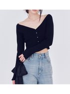 【フレイ アイディー/FRAY I.D】のクロップドリブニットカーディガン 人気、トレンドファッション・服の通販 founy(ファニー) ファッション Fashion レディースファッション Fashion for Women トップス・カットソー Cut & Sew Tops ニット Knit Tops & Sweaters カーディガン・羽織り Layered Style Cardigans クロップド Cropped, Short Length シンプル Simple, Minimal スマート Smart, Elegant とろみ Fluid, Flowy Fabric デコルテ Décolleté, Neckline なめらか Smooth, Silky Texture フィット Fit, Slim Fit フレア Flare, Flared フロント Front, Front Design ベーシック Basic, Essential モダン Modern, Contemporary おすすめ Recommended / Our Picks エレガント 上品 Elegant thumbnail BLK[009]|ID: prp329100004768830 ipo3291000000034937811