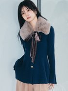 【リリーブラウン/Lily Brown】のペプラムニットカーディガン 人気、トレンドファッション・服の通販 founy(ファニー) ファッション Fashion レディースファッション Fashion for Women トップス・カットソー Cut & Sew Tops ニット Knit Tops & Sweaters カーディガン・羽織り Layered Style Cardigans カーディガン Cardigan, Knitwear シェイプ Shape, Slim Fit スマート Smart, Elegant フィット Fit, Slim Fit フロント Front, Front Design ペプラム Peplum, Flared Hem リブニット Rib Knit, Ribbed Knit おすすめ Recommended / Our Picks エレガント 上品 Elegant thumbnail NVY[089]|ID: prp329100004768832 ipo3291000000034721716