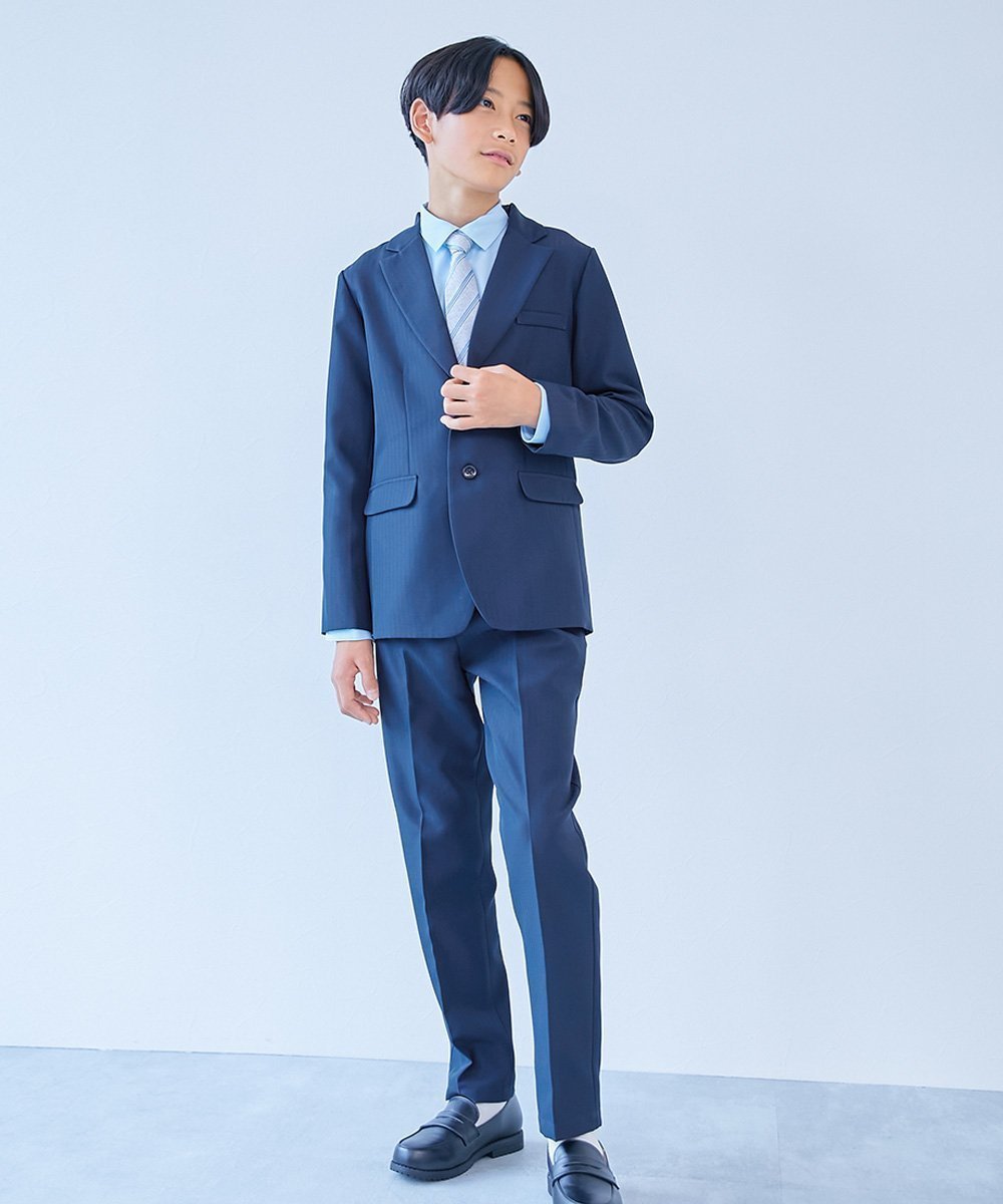 【デビロック/devirock / KIDS】のフォーマル ボーイズ ベーシックセットアップ 4点セット 子供服 キッズ 男の子 26SS インテリア・キッズ・メンズ・レディースファッション・服の通販 founy(ファニー) ファッション Fashion キッズファッション Fashion for Kids 春 Spring ジャケット Jacket, Outerwear スーツ Suit, Formalwear セットアップ Set-Up, Coordinated Outfit なめらか Smooth, Silky Texture フォーマル Formal, Dressy ブロード Broadcloth, Fine Cotton ベーシック Basic, Essential ボーイズ Boyish, Boy Style 2026年 2026 001-Dネイビー|ID: prp329100004768843 ipo3291000000034721219