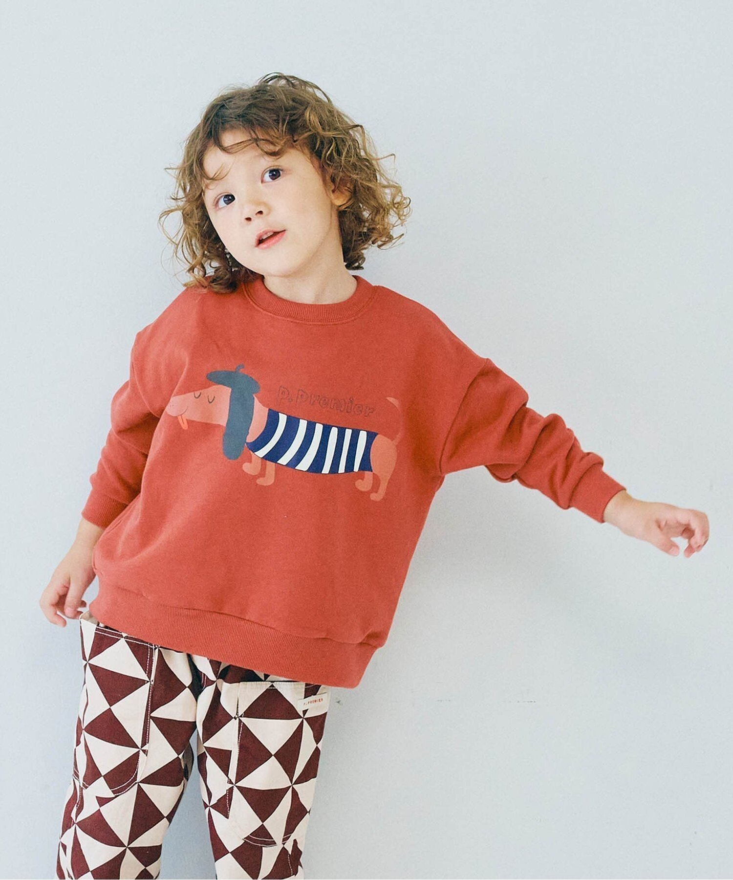 【エフオー オンラインストア/F.O.Online Store / KIDS】のイロチ買いしたいバリエーショングラフィック裏起毛トレーナー インテリア・キッズ・メンズ・レディースファッション・服の通販 founy(ファニー) 　ファッション　Fashion　キッズファッション　Fashion for Kids　おすすめ　Recommended / Our Picks　イラスト　Illustration　グラフィック　Graphic, Graphic Design　トレーナー　Sweatshirt, Trainer　ブラウン|ID: prp329100004768848 ipo3291000000034720714