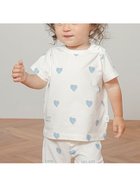 【ジェラート ピケ/gelato pique / KIDS】の【BABY】ハート柄Tシャツ 人気、トレンドファッション・服の通販 founy(ファニー) ファッション Fashion キッズファッション Fashion for Kids thumbnail BLU[086]|ID: prp329100004768866 ipo3291000000034540965