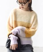 【シップス フォー ウィメン/SHIPS】の【WEB限定】 手洗い可能 モヘヤ混 グラデーション ニット プルオーバー ラベンダー|ID: prp329100004768900 ipo3291000000034781002