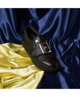 【アルフレッド バニスター/alfredoBANNISTER / MEN】のセンターバックル ライダース レザー スリッポン/スニーカー 人気、トレンドファッション・服の通販 founy(ファニー) ファッション Fashion メンズファッション Fashion for Men シューズ・靴 Shoes スニーカー / カジュアルにもスポーティにも Sneakers & Trainers イタリア Italy インソール Shoe Insole 厚底 Platform Shoes 抗菌 Antibacterial, Bacteria-Resistant スニーカー Sneakers, Trainers スリッポン Slip-On, Loafer センター Center, Center Line フィット Fit, Slim Fit モチーフ Motif, Design Theme ライダース Riders エレガント 上品 Elegant |ID:prp329100004768949