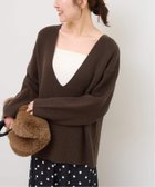 【ジャーナルスタンダード レリューム/JOURNAL STANDARD relume】の【MULTI FUNC+】Vネックプルオーバー 人気、トレンドファッション・服の通販 founy(ファニー) ファッション Fashion レディースファッション Fashion for Women トップス・カットソー Cut & Sew Tops カジュアルプルオーバー・ニットトップス Pullovers & Knit Tops / Casual Pullovers Vネックトップス V-Neck Tops / V-Cut Neckline Shirts 2025年 2025 2025-2026秋冬・A/W Autumn/Winter 2025–26 AW25–26 おすすめ Recommended / Our Picks インナー Innerwear カットソー Cut and Sewn Top セットアップ Set-Up, Coordinated Outfit 人気 Popular, Best Seller thumbnail ブラウン|ID: prp329100004768965 ipo3291000000034719015