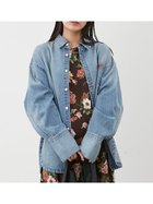 【ミラオーウェン/Mila Owen】のカーブヘムオーバーシャツ LBLU[081]|ID: prp329100004768968 ipo3291000000034541775