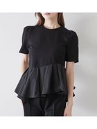 【スナイデル/SNIDEL】のペプラムカットソー 人気、トレンドファッション・服の通販 founy(ファニー) ファッション Fashion レディースファッション Fashion for Women トップス・カットソー Cut & Sew Tops カットソー・ベーシックTシャツ Cut-and-Sewn Tops / Stretch Tees & Basics カットソー Cut and Sewn Top 今季 This Season, Current Season ストレート Straight, Straight Cut スマート Smart, Elegant スリット Slit, Slit Detail セットアップ Set-Up, Coordinated Outfit タフタ Taffeta, Structured Fabric フォルム Silhouette, Form ペプラム Peplum, Flared Hem おすすめ Recommended / Our Picks thumbnail BLK[009]|ID: prp329100004769029 ipo3291000000034542164