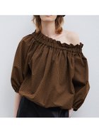 【ミラオーウェン/Mila Owen】の後リボンボリュームオフショルブラウス CML[038]|ID: prp329100004769116 ipo3291000000034542742