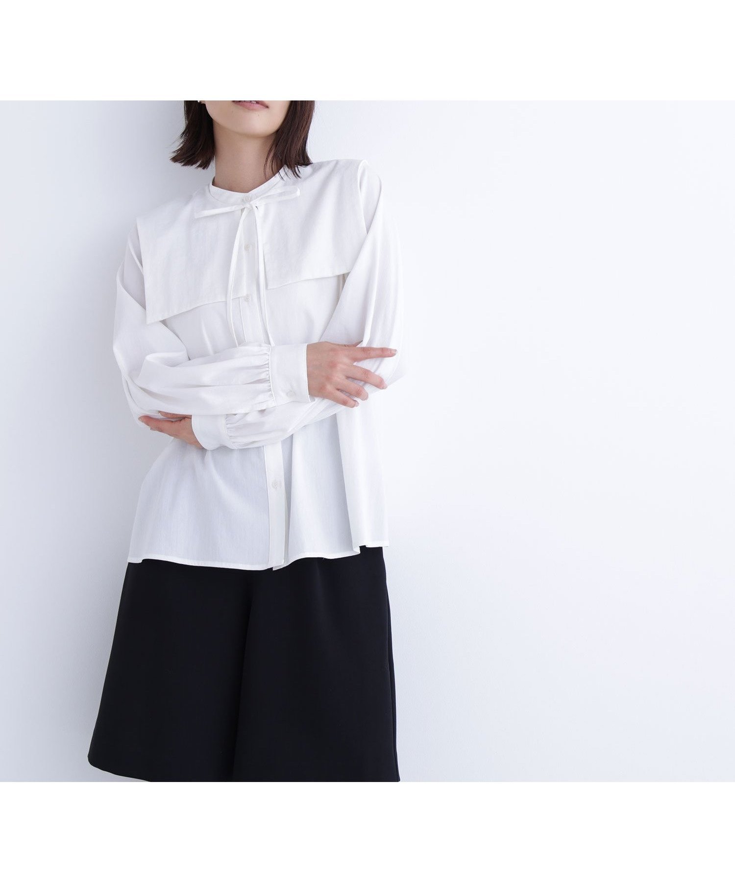 【ナチュラル ビューティー ベーシック/NATURAL BEAUTY BASIC】のスクエアカラーブラウス 人気、トレンドファッション・服の通販 founy(ファニー) 雑誌掲載アイテム Magazine Picks & Fashion Features ファッション雑誌 Fashion Magazines オッジ Oggi ファッション Fashion レディースファッション Fashion for Women トップス・カットソー Cut & Sew Tops シャツ・ブラウス・オフィスカジュアル Elegant Blouses & Button-Ups おすすめ Recommended / Our Picks カーディガン Cardigan, Knitwear スクエア Square, Square Shape ストレッチ Stretch, Stretchy Fabric プレーン Plain, Simple リボン Ribbon, Bow 雑誌 Magazine, Fashion Magazine other-1|ID: prp329100004769120 ipo3291000000034542795