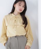 【ナチュラル ビューティー ベーシック/NATURAL BEAUTY BASIC】のスクエアカラーブラウス イエロー|ID: prp329100004769120 ipo3291000000034542798