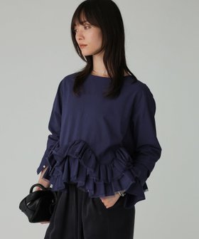 【バビロン/BABYLONE / KIDS】の【MARILYN MOON】 別注 2WAYブラウス 人気、トレンドファッション・服の通販 founy(ファニー) ファッション Fashion キッズファッション Fashion for Kids エレガント 上品 Elegant オーガンジー Organza Fabric デコルテ Décolleté, Neckline フリル Frill, Ruffle 別注 Limited Edition, Custom Order 羽織 Haori, Light Jacket モダン Modern, Contemporary 再入荷 Restock / Back in Stock 2025年 2025 2025-2026秋冬・A/W Autumn/Winter 2025–26 AW25–26 |ID:prp329100004769141