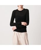 【ユナイテッドアローズ/UNITED ARROWS】のAEWEN MATOPH クルーネックロングスリーブカットソー 人気、トレンドファッション・服の通販 founy(ファニー) ファッション Fashion レディースファッション Fashion for Women トップス・カットソー Cut & Sew Tops カットソー・ベーシックTシャツ Cut-and-Sewn Tops / Stretch Tees & Basics インナー Innerwear コンパクト Compact, Small Size シアー Sheer, See-Through シルク Silk, 100% Silk シンプル Simple, Minimal ジャケット Jacket, Outerwear バランス Balance, Style Balance フィット Fit, Slim Fit ベスト Vest, Waistcoat ボトム Bottoms, Lower Wear 半袖 Short Sleeve, Half Sleeve thumbnail BLACK|ID: prp329100004769171 ipo3291000000034543304