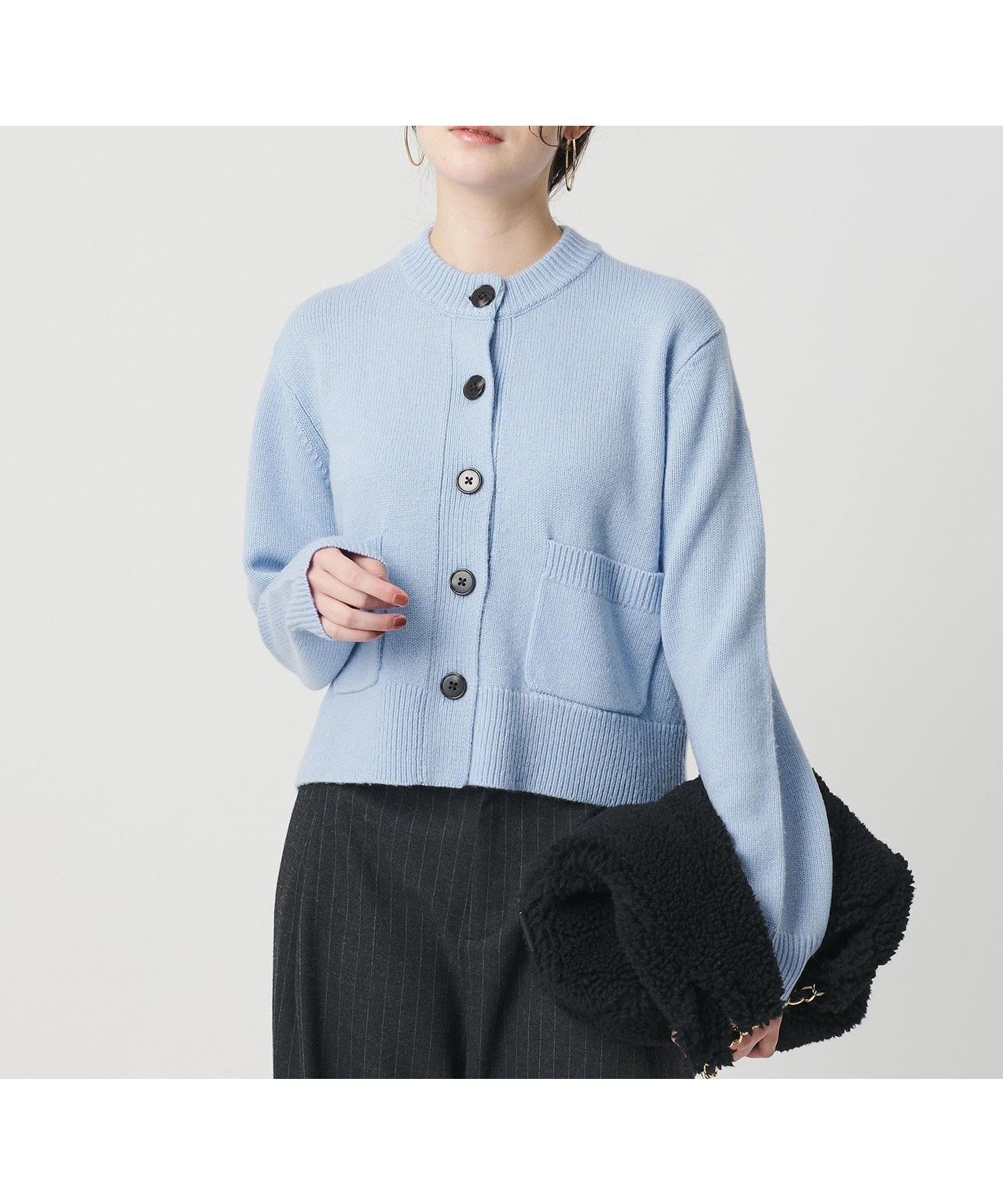 【ビューティ&ユース ユナイテッドアローズ/BEAUTY&YOUTH / UNITED ARROWS】のウール ポケット カーディガン ウォッシャブル インテリア・キッズ・メンズ・レディースファッション・服の通販 founy(ファニー) ファッション Fashion レディースファッション Fashion for Women トップス・カットソー Cut & Sew Tops カーディガン・羽織り Layered Style Cardigans ウォッシャブル Machine Washable カーディガン Cardigan, Knitwear クラシック Classic, Timeless Style コンパクト Compact, Small Size ショート Short, Short Length ジャケット Jacket, Outerwear トレンド Trend, Trending Now パッチ Patch, Appliqué ボトム Bottoms, Lower Wear ポケット Pocket, Pocket Detail ミドル Middle Length, Mid Height ワイド Wide, Wide Fit おすすめ Recommended / Our Picks LT.BLUE|ID: prp329100004769173 ipo3291000000035050382