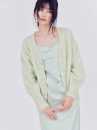 【フレイ アイディー/FRAY I.D】のパールリボンシャギーミドルVネックカーディガン 人気、トレンドファッション・服の通販 founy(ファニー) ファッション Fashion レディースファッション Fashion for Women トップス・カットソー Cut & Sew Tops カーディガン・羽織り Layered Style Cardigans Vネックトップス V-Neck Tops / V-Cut Neckline Shirts カーディガン Cardigan, Knitwear スマート Smart, Elegant パール Pearl, Pearl Accent フロント Front, Front Design ボトム Bottoms, Lower Wear ミドル Middle Length, Mid Height モチーフ Motif, Design Theme リボン Ribbon, Bow ループ Loop, Loop Knit ロング Long, Long-Length thumbnail MNT[021]|ID: prp329100004769177 ipo3291000000034543356