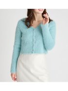 【セルフォード/CELFORD】のフェザーヤーンビジュー釦カーディガン 人気、トレンドファッション・服の通販 founy(ファニー) ファッション Fashion レディースファッション Fashion for Women トップス・カットソー Cut & Sew Tops カーディガン・羽織り Layered Style Cardigans おすすめ Recommended / Our Picks カーディガン Cardigan, Knitwear ストレート Straight, Straight Cut スマート Smart, Elegant デコルテ Décolleté, Neckline ビジュー Bijou, Jewel-like Accent フェザーヤーン Feather Yarn, Fluffy Yarn フロント Front, Front Design リュクス Luxury, Elegant, High-End, Chic 羽織 Haori, Light Jacket thumbnail LBLU[081]|ID: prp329100004769183 ipo3291000000034937486