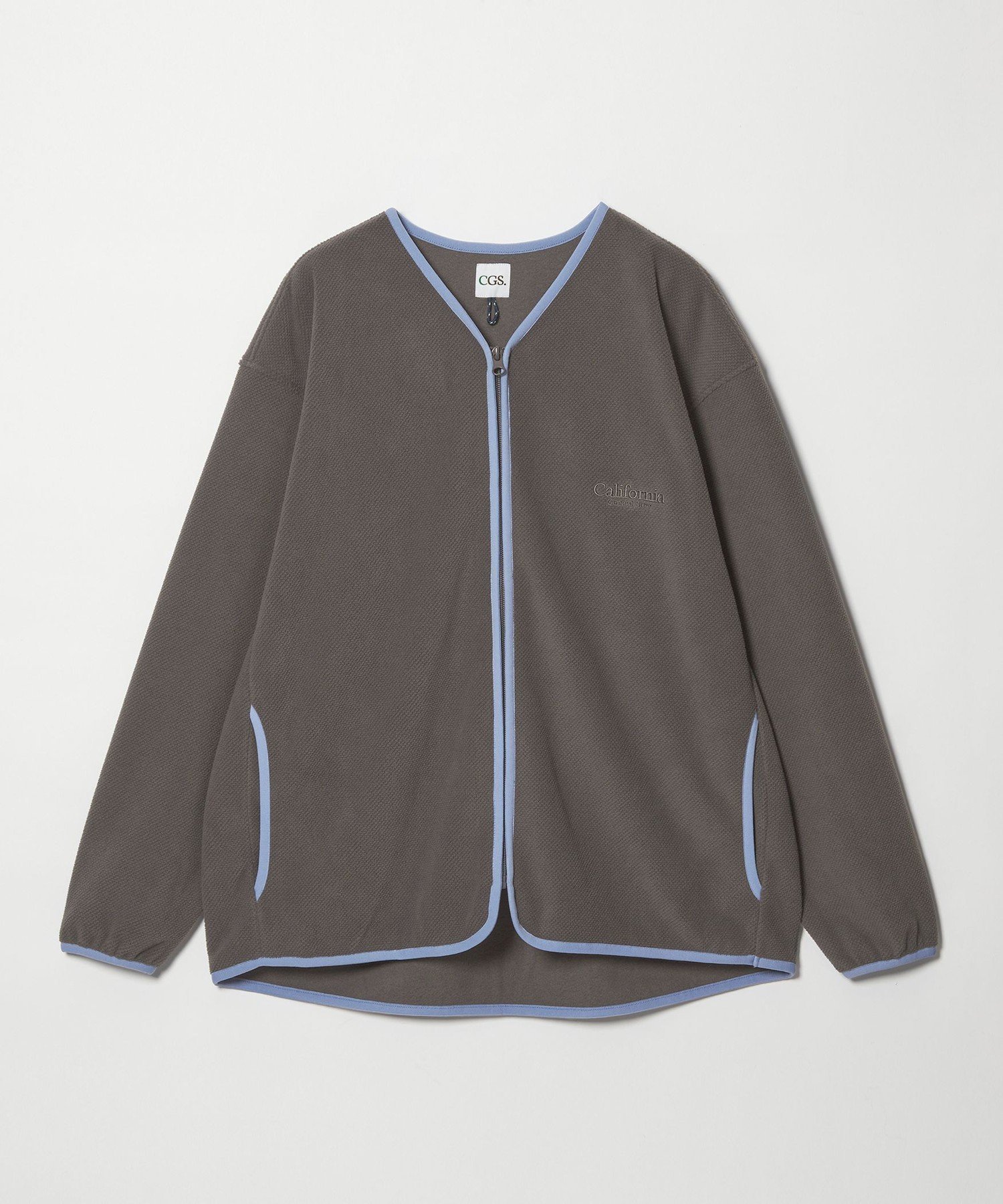 【ビューティ&ユース ユナイテッドアローズ/BEAUTY&YOUTH / UNITED ARROWS】のCGS. ポップコーン フリース ジップ カーディガン インテリア・キッズ・メンズ・レディースファッション・服の通販 founy(ファニー) 　ファッション　Fashion　レディースファッション　Fashion for Women　トップス・カットソー　Cut & Sew Tops　カーディガン・羽織り　Layered Style Cardigans　カーディガン　Cardigan, Knitwear　ジップ　Zip, Zipper　ミドル　Middle Length, Mid Height　リラックス　Relax, Relaxed Fit　ワンポイント　One Point, Statement Accent　羽織　Haori, Light Jacket　MD.GRAY|ID: prp329100004769186 ipo3291000000034543426