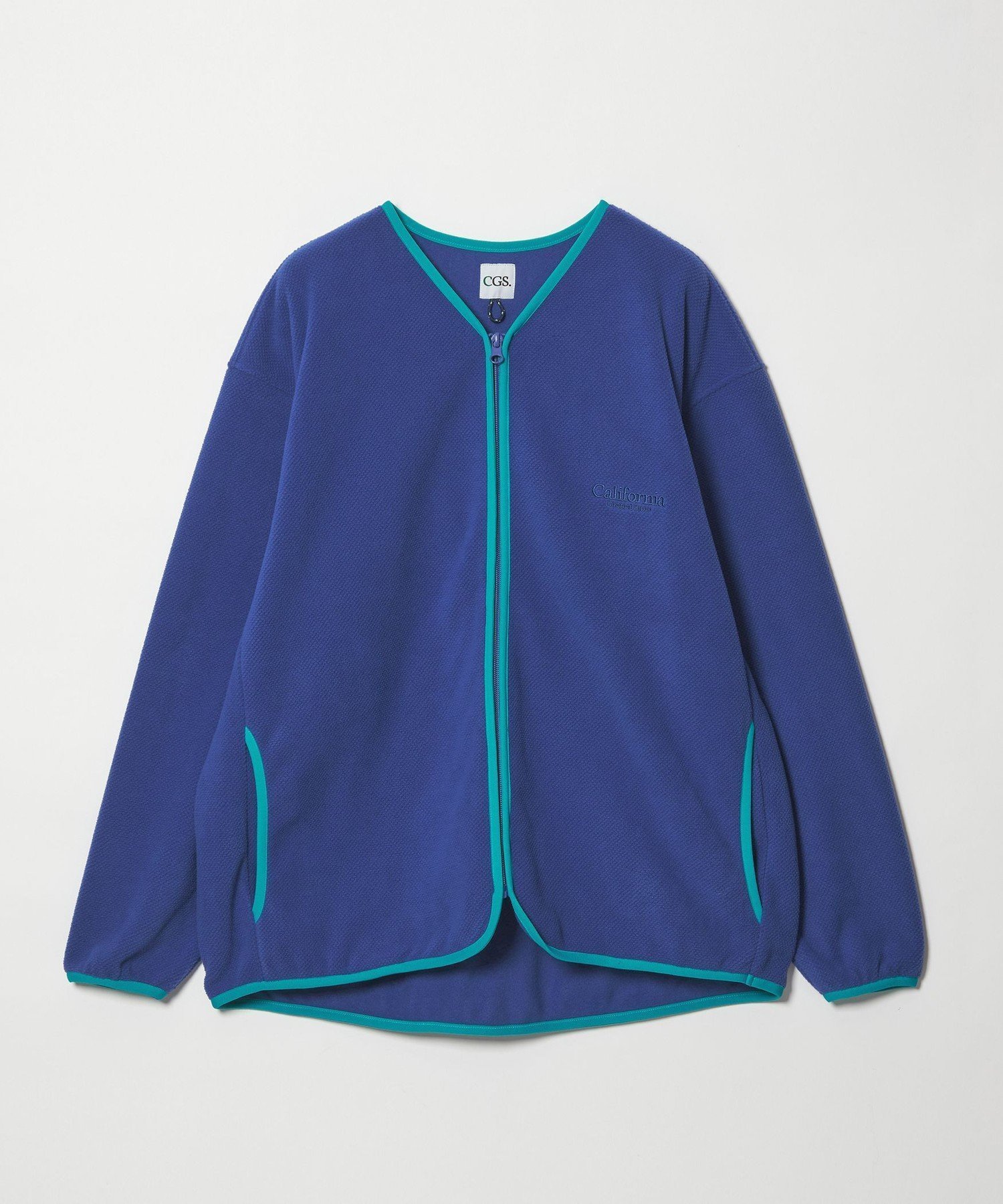 【ビューティ&ユース ユナイテッドアローズ/BEAUTY&YOUTH / UNITED ARROWS】のCGS. ポップコーン フリース ジップ カーディガン インテリア・キッズ・メンズ・レディースファッション・服の通販 founy(ファニー) 　ファッション　Fashion　レディースファッション　Fashion for Women　トップス・カットソー　Cut & Sew Tops　カーディガン・羽織り　Layered Style Cardigans　カーディガン　Cardigan, Knitwear　ジップ　Zip, Zipper　ミドル　Middle Length, Mid Height　リラックス　Relax, Relaxed Fit　ワンポイント　One Point, Statement Accent　羽織　Haori, Light Jacket　ROYAL|ID: prp329100004769186 ipo3291000000034543427