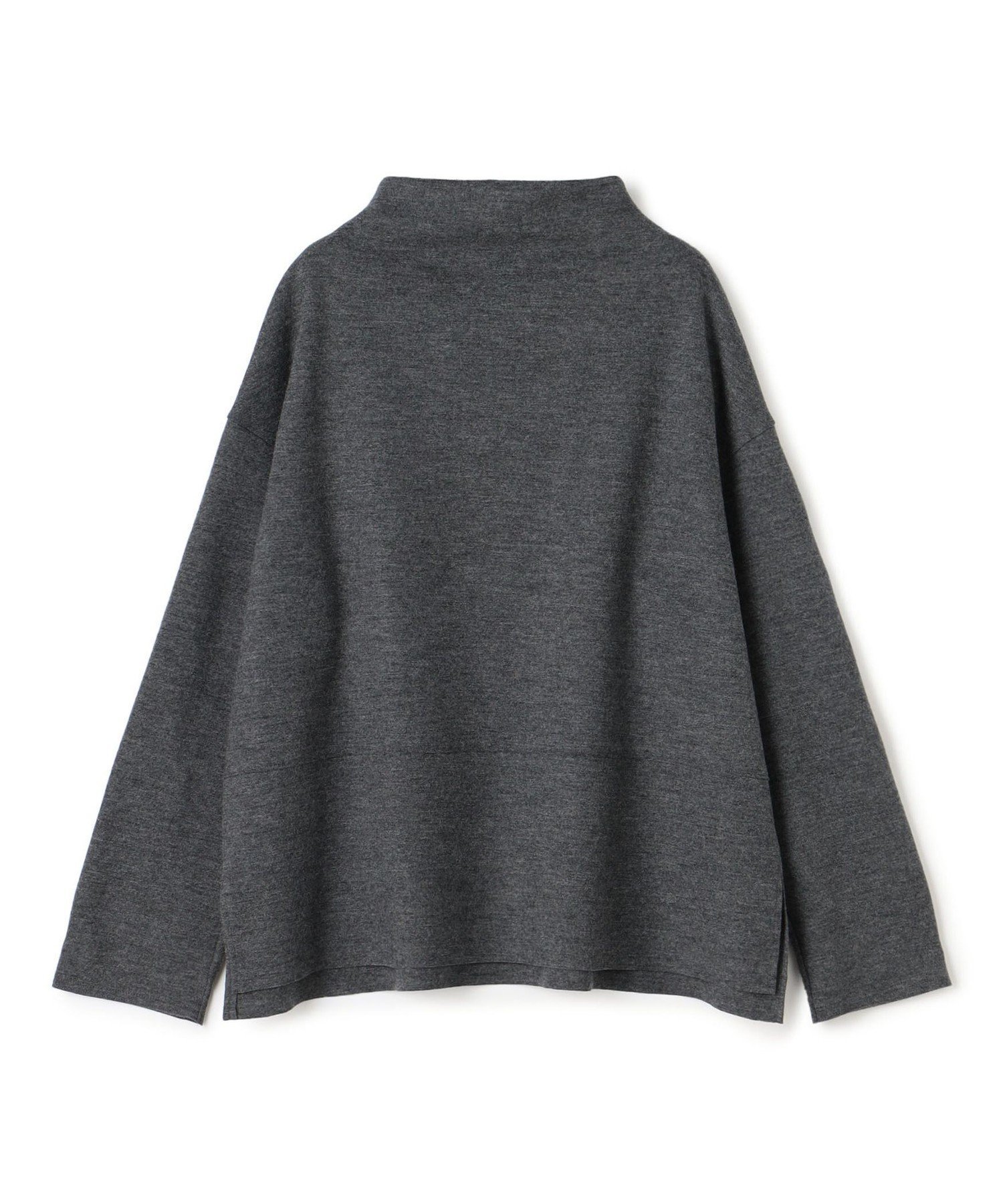 【トゥモローランド/TOMORROWLAND】のウールミルドスムース ビルドネックプルオーバー インテリア・キッズ・メンズ・レディースファッション・服の通販 founy(ファニー) ファッション Fashion レディースファッション Fashion for Women トップス・カットソー Cut & Sew Tops カジュアルプルオーバー・ニットトップス Pullovers & Knit Tops / Casual Pullovers プレーン Plain, Simple ミドル Middle Length, Mid Height ロング Long, Long-Length ワイド Wide, Wide Fit 17 チャコールグレー|ID: prp329100004769192 ipo3291000000035155804