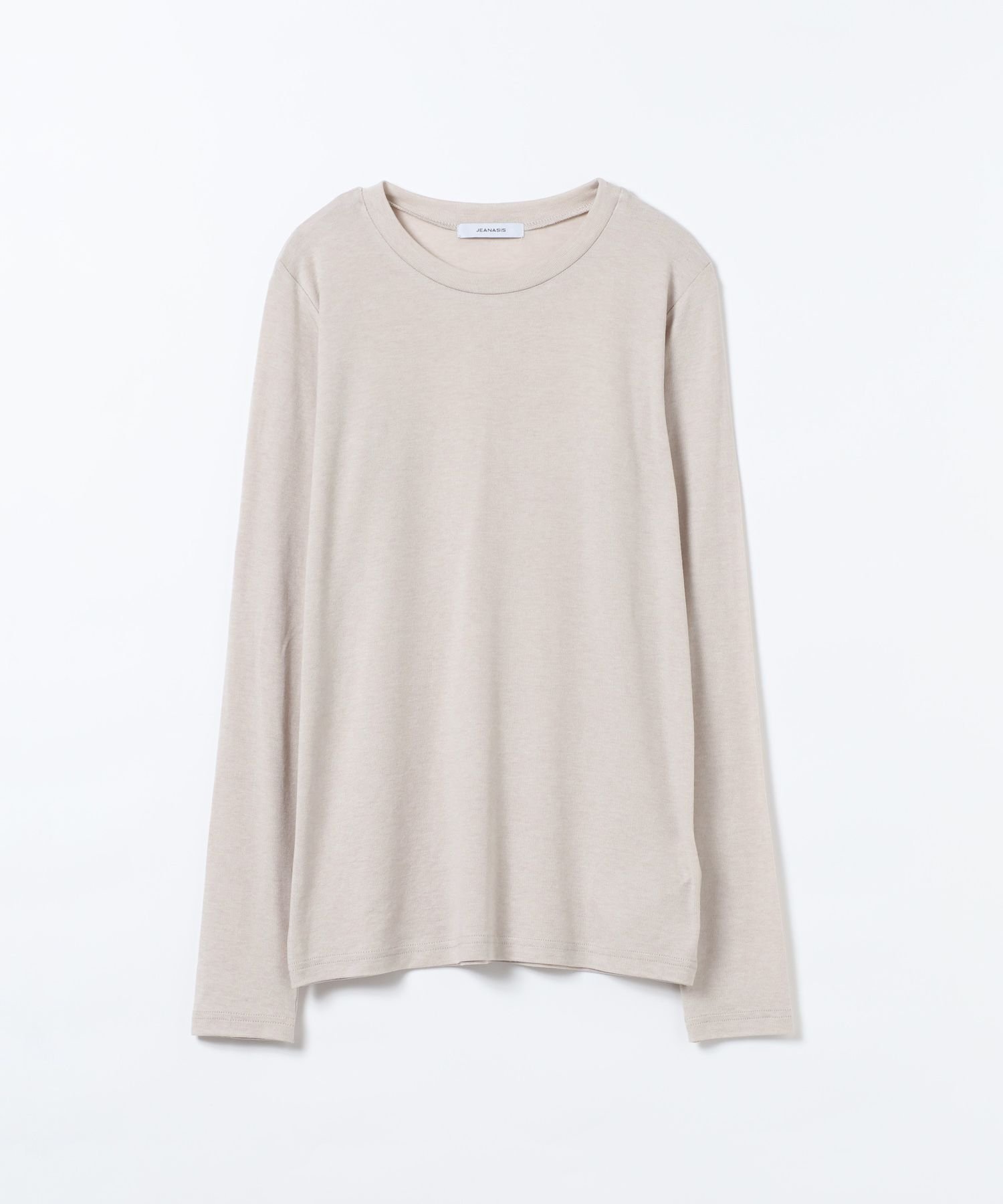 【ジーナシス/JEANASiS】のシルキータッチクルーLS TEE インテリア・キッズ・メンズ・レディースファッション・服の通販 founy(ファニー) 　ファッション　Fashion　レディースファッション　Fashion for Women　インナー　Innerwear　カーディガン　Cardigan, Knitwear　シルク　Silk, 100% Silk　ジャケット　Jacket, Outerwear　ベーシック　Basic, Essential　長袖　Long Sleeve, Full Sleeve　ベージュ系その他|ID: prp329100004769205 ipo3291000000034729875
