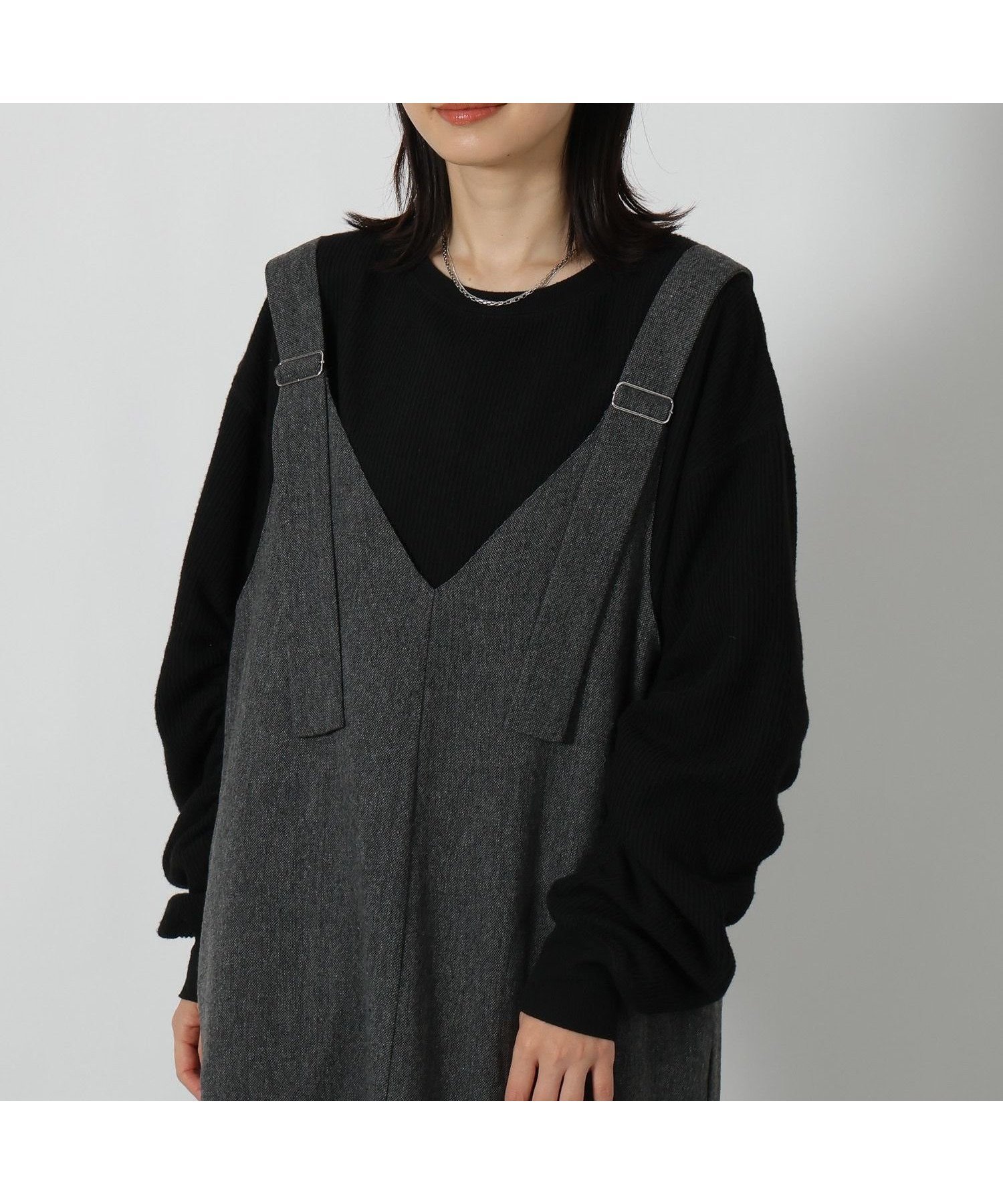 【ラコレ/LAKOLE】の袖シャーリングプルオーバー長袖 インテリア・キッズ・メンズ・レディースファッション・服の通販 founy(ファニー) ファッション Fashion レディースファッション Fashion for Women トップス・カットソー Cut & Sew Tops カジュアルプルオーバー・ニットトップス Pullovers & Knit Tops / Casual Pullovers おすすめ Recommended / Our Picks インナー Innerwear カットソー Cut and Sewn Top サロペット Overalls, Salopette シャーリング Shirring, Ruched ボトム Bottoms, Lower Wear ラウンド Round, Round Neck リラックス Relax, Relaxed Fit 長袖 Long Sleeve, Full Sleeve ブラック|ID: prp329100004769466 ipo3291000000034586791