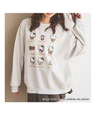 【ルディックパーク/LUDIC PARK】のハローキティ9連トレーナー 人気、トレンドファッション・服の通販 founy(ファニー) ファッション Fashion レディースファッション Fashion for Women おすすめ Recommended / Our Picks お家時間・ステイホーム Stay Home / At Home ショルダー Shoulder, Shoulder Strap デニム Denim, Jeans Material トレーナー Sweatshirt, Trainer ドロップ Drop Shoulder, Dropped Style プリント Print, Printed Pattern リボン Ribbon, Bow レオパード Leopard, Animal Print thumbnail 淡グレー|ID: prp329100004769479 ipo3291000000034588110