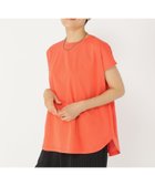 【スタディオ クリップ/studio CLIP】の《ウタオ》汗染み防止フレンチTシャツ 人気、トレンドファッション・服の通販 founy(ファニー) ファッション Fashion レディースファッション Fashion for Women トップス・カットソー Cut & Sew Tops シャツ・ブラウス・オフィスカジュアル Elegant Blouses & Button-Ups ロングTシャツ・Tシャツ Longline T-Shirts & Tees オレンジ Orange スリーブ Sleeve, Long Sleeve / Short Sleeve デニム Denim, Jeans Material フレンチ French, French Style ベーシック Basic, Essential 夏 Summer thumbnail オレンジ40|ID: prp329100004769488 ipo3291000000034546575