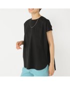 【スタディオ クリップ/studio CLIP】の《ウタオ》汗染み防止フレンチTシャツ 人気、トレンドファッション・服の通販 founy(ファニー) ファッション Fashion レディースファッション Fashion for Women トップス・カットソー Cut & Sew Tops シャツ・ブラウス・オフィスカジュアル Elegant Blouses & Button-Ups ロングTシャツ・Tシャツ Longline T-Shirts & Tees オレンジ Orange スリーブ Sleeve, Long Sleeve / Short Sleeve デニム Denim, Jeans Material フレンチ French, French Style ベーシック Basic, Essential 夏 Summer thumbnail ブラック19|ID: prp329100004769488 ipo3291000000034546580