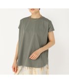 【スタディオ クリップ/studio CLIP】の《ウタオ》汗染み防止フレンチTシャツ 人気、トレンドファッション・服の通販 founy(ファニー) ファッション Fashion レディースファッション Fashion for Women トップス・カットソー Cut & Sew Tops シャツ・ブラウス・オフィスカジュアル Elegant Blouses & Button-Ups ロングTシャツ・Tシャツ Longline T-Shirts & Tees オレンジ Orange スリーブ Sleeve, Long Sleeve / Short Sleeve デニム Denim, Jeans Material フレンチ French, French Style ベーシック Basic, Essential 夏 Summer thumbnail カーキ78|ID: prp329100004769488 ipo3291000000034546581