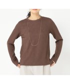 【スタディオ クリップ/studio CLIP】の《ウタオ》ウィーブ柄クルーネックカットスリーブ 人気、トレンドファッション・服の通販 founy(ファニー) ファッション Fashion レディースファッション Fashion for Women インナー Innerwear ウェーブ Wavy Pattern ウォッシャブル Machine Washable カーディガン Cardigan, Knitwear シアー Sheer, See-Through シンプル Simple, Minimal スタイリッシュ Stylish, Fashionable thumbnail ブラウン50|ID: prp329100004769494 ipo3291000000034546639