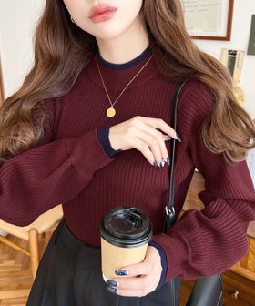 【モーメントプラス/moment+ / MEN】のボトルネックレイヤード風配色リブニットプルオーバー 人気、トレンドファッション・服の通販 founy(ファニー) ファッション Fashion メンズファッション Fashion for Men トップス・カットソー Cut & Sew Tops ニット・セーター / 定番トップス Knit Tops & Sweaters 切替 Switching, Contrast Panel 軽量 Lightweight, Ultra Light ショート Short, Short Length シンプル Simple, Minimal ジャケット Jacket, Outerwear スラックス Slacks, Dress Pants スリット Slit, Slit Detail デニム Denim, Jeans Material トレンド Trend, Trending Now 定番 Standard, Basic Item ハイネック High Neck, Mock Neck バランス Balance, Style Balance フィット Fit, Slim Fit フレア Flare, Flared プリーツ Pleats, Pleated ベーシック Basic, Essential ボトルネック Bottle Neck, Mock Neck 防寒 Cold Protection, Winter-Ready リブニット Rib Knit, Ribbed Knit A/W・秋冬 Autumn/Winter 再入荷 Restock / Back in Stock プチプライス・低価格 Affordable / Budget Price おすすめ Recommended / Our Picks エレガント 上品 Elegant |ID:prp329100004769555