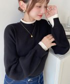 【モーメントプラス/moment+ / MEN】のボトルネックレイヤード風配色リブニットプルオーバー 人気、トレンドファッション・服の通販 founy(ファニー) ファッション Fashion メンズファッション Fashion for Men トップス・カットソー Cut & Sew Tops ニット・セーター / 定番トップス Knit Tops & Sweaters 切替 Switching, Contrast Panel 軽量 Lightweight, Ultra Light ショート Short, Short Length シンプル Simple, Minimal ジャケット Jacket, Outerwear スラックス Slacks, Dress Pants スリット Slit, Slit Detail デニム Denim, Jeans Material トレンド Trend, Trending Now 定番 Standard, Basic Item ハイネック High Neck, Mock Neck バランス Balance, Style Balance フィット Fit, Slim Fit フレア Flare, Flared プリーツ Pleats, Pleated ベーシック Basic, Essential ボトルネック Bottle Neck, Mock Neck 防寒 Cold Protection, Winter-Ready リブニット Rib Knit, Ribbed Knit A/W・秋冬 Autumn/Winter 再入荷 Restock / Back in Stock プチプライス・低価格 Affordable / Budget Price おすすめ Recommended / Our Picks エレガント 上品 Elegant thumbnail ブラック|ID: prp329100004769555 ipo3291000000034704908