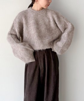 【セレクトモカ/SELECT MOCA】の【人気インフルエンサーコラボbySON】ヘアリーショートニット 人気、トレンドファッション・服の通販 founy(ファニー) ファッション Fashion レディースファッション Fashion for Women トップス・カットソー Cut & Sew Tops ニット Knit Tops & Sweaters おすすめ Recommended / Our Picks コンパクト Compact, Small Size ショート Short, Short Length シンプル Simple, Minimal 人気 Popular, Best Seller 今季 This Season, Current Season 洗える Machine Washable |ID:prp329100004769564