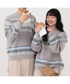 【グローバルワーク/GLOBAL WORK】のやわらかリッチモールニット/柄/581135 人気、トレンドファッション・服の通販 founy(ファニー) ファッション Fashion レディースファッション Fashion for Women トップス・カットソー Cut & Sew Tops ニット Knit Tops & Sweaters おすすめ Recommended / Our Picks なめらか Smooth, Silky Texture グラデーション Gradient, Ombre 冬 Winter / This Winter thumbnail ライトグレー*フェアアイル柄16|ID: prp329100004769570 ipo3291000000034547751