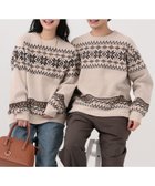 【グローバルワーク/GLOBAL WORK】のやわらかリッチモールニット/柄/581135 人気、トレンドファッション・服の通販 founy(ファニー) ファッション Fashion レディースファッション Fashion for Women トップス・カットソー Cut & Sew Tops ニット Knit Tops & Sweaters おすすめ Recommended / Our Picks なめらか Smooth, Silky Texture グラデーション Gradient, Ombre 冬 Winter / This Winter thumbnail グレージュ*フェアアイル柄52|ID: prp329100004769570 ipo3291000000034547752