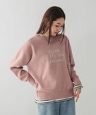 【グローバルワーク/GLOBAL WORK】のモールニットアソートロゴプルオーバー/581163 人気、トレンドファッション・服の通販 founy(ファニー) ファッション Fashion レディースファッション Fashion for Women トップス・カットソー Cut & Sew Tops ニット Knit Tops & Sweaters カジュアルプルオーバー・ニットトップス Pullovers & Knit Tops / Casual Pullovers ジャカード／ジャガード Jacquard, Woven Pattern スウェット / スエット Sweatshirt, Sweatwear ダブル Double, Double-Breasted ベロア Velour, Soft Velvet thumbnail ライトピンク25|ID: prp329100004769583 ipo3291000000034723936