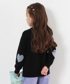 【デビロック/devirock / KIDS】の洗える チクチクしない素肌ニット ハートデザイン ハイネック プルオーバー 25AW 人気、トレンドファッション・服の通販 founy(ファニー) ファッション Fashion キッズファッション Fashion for Kids トップス・カットソー Cut & Sew Tops 洗える Machine Washable デニム Denim, Jeans Material ハイネック High Neck, Mock Neck おすすめ Recommended / Our Picks 2025年 2025 2025-2026秋冬・A/W Autumn/Winter 2025–26 AW25–26 thumbnail ブラック|ID: prp329100004769624 ipo3291000000034692290