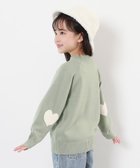 【デビロック/devirock / KIDS】の洗える チクチクしない素肌ニット ハートデザイン ハイネック プルオーバー 25AW 人気、トレンドファッション・服の通販 founy(ファニー) ファッション Fashion キッズファッション Fashion for Kids トップス・カットソー Cut & Sew Tops 洗える Machine Washable デニム Denim, Jeans Material ハイネック High Neck, Mock Neck おすすめ Recommended / Our Picks 2025年 2025 2025-2026秋冬・A/W Autumn/Winter 2025–26 AW25–26 thumbnail クリームグリーン|ID: prp329100004769624 ipo3291000000034692296