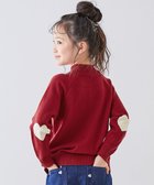 【デビロック/devirock / KIDS】の洗える チクチクしない素肌ニット ハートデザイン ハイネック プルオーバー 25AW 人気、トレンドファッション・服の通販 founy(ファニー) ファッション Fashion キッズファッション Fashion for Kids トップス・カットソー Cut & Sew Tops 洗える Machine Washable デニム Denim, Jeans Material ハイネック High Neck, Mock Neck おすすめ Recommended / Our Picks 2025年 2025 2025-2026秋冬・A/W Autumn/Winter 2025–26 AW25–26 thumbnail ボルドー|ID: prp329100004769624 ipo3291000000034692298