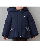 【ナルミヤ オンライン/NARUMIYA ONELINE / KIDS】の【あったか】ペプラムダウンジャケット 紺|ID: prp329100004769632 ipo3291000000035107279