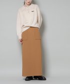 【ナノ ユニバース/nano universe】のソフトメルトンジャージーナローロングスカート(セットアップ可) キャメル4|ID: prp329100004769679 ipo3291000000034549328