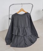 【コーエン/COEN】のフリルドッキングピグメント裏毛スウェット 人気、トレンドファッション・服の通販 founy(ファニー) ファッション Fashion レディースファッション Fashion for Women トップス・カットソー Cut & Sew Tops レディースパーカー・カジュアルフーディー Casual Hoodies & Sweatshirts スウェット・クルーネックトップス Sweatshirts & Crewnecks / Relaxed Fit Sweat Tops ヴィンテージ Vintage Style スウェット / スエット Sweatshirt, Sweatwear セットアップ Set-Up, Coordinated Outfit 定番 Standard, Basic Item 人気 Popular, Best Seller フェミニン Feminine, Girly フリル Frill, Ruffle ボトム Bottoms, Lower Wear おすすめ Recommended / Our Picks thumbnail DK.GRAY|ID: prp329100004769681 ipo3291000000034549331