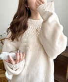 【モーメントプラス/moment+ / MEN】の3G 求心ケーブル編みニットプルオーバー アイボリー|ID: prp329100004769690 ipo3291000000034603175