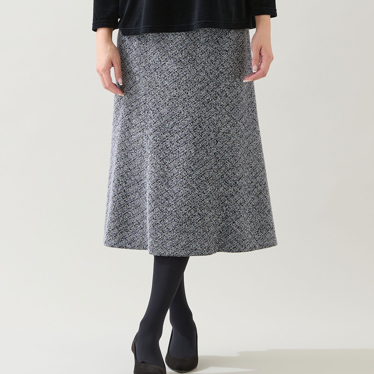 【ミゼール/MISSEL】の【一部店舗・WEB限定・セットアップ可】ツイード柄スカート インテリア・キッズ・メンズ・レディースファッション・服の通販 founy(ファニー) 　ファッション　Fashion　レディースファッション　Fashion for Women　セットアップ　Matching Sets　スカート・ミニ/ミディ/マキシ　Skirts / Mini, Midi & Maxi Skirts　エレガント 上品　Elegant　ジャケット　Jacket, Outerwear　ストレッチ　Stretch, Stretchy Fabric　セットアップ　Set-Up, Coordinated Outfit　ツイード　Twill, Twill Weave　ネップ　Nepp, Slub Yarn　人気　Popular, Best Seller　フレア　Flare, Flared　プリント　Print, Printed Pattern　グレー|ID: prp329100004769742 ipo3291000000034549739