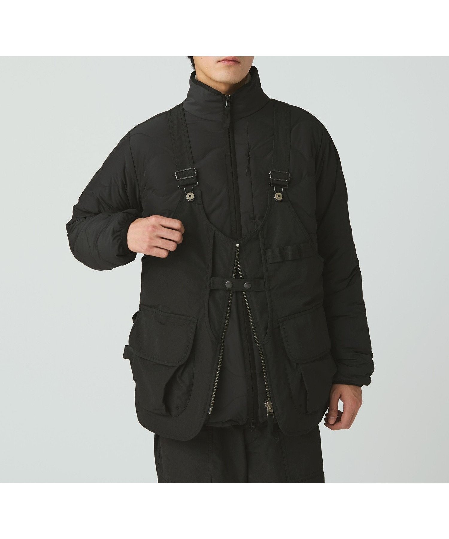 【スノーピーク/SNOW PEAK】のTAKIBI Ripstop Vest インテリア・キッズ・メンズ・レディースファッション・服の通販 founy(ファニー) 　ファッション　Fashion　レディースファッション　Fashion for Women　アウター　Coat / Outerwear Collection　トップス・カットソー　Cut & Sew Tops　ベスト&ジレ / 重ね着スタイル　Vests & Gilets　軽量　Lightweight, Ultra Light　スマート　Smart, Elegant　ドット　Polka Dot, Dot Pattern　定番　Standard, Basic Item　パターン　Pattern, Design Print　ファブリック　Fabric, Textile　フロント　Front, Front Design　ベスト　Vest, Waistcoat　ポケット　Pocket, Pocket Detail　メッシュ　Mesh, Net Fabric　リップ　Lip, Lip Motif　ループ　Loop, Loop Knit　A/W・秋冬　Autumn/Winter　冬　Winter / This Winter　日本製　Made In Japan　2025年　2025　2025-2026秋冬・A/W　Autumn/Winter 2025–26 AW25–26　BLACK|ID: prp329100004769747 ipo3291000000034549767