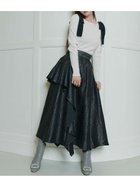 【セルフォード/CELFORD】の【ウォッシャブル】シャイニーアシンメトリースカート BLK[009]|ID: prp329100004769760 ipo3291000000034586930